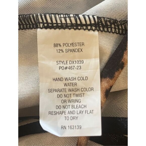 NWOT. Popular 21 Leopard-print long Maxi dress Women Size Large - Picture 9 of 9